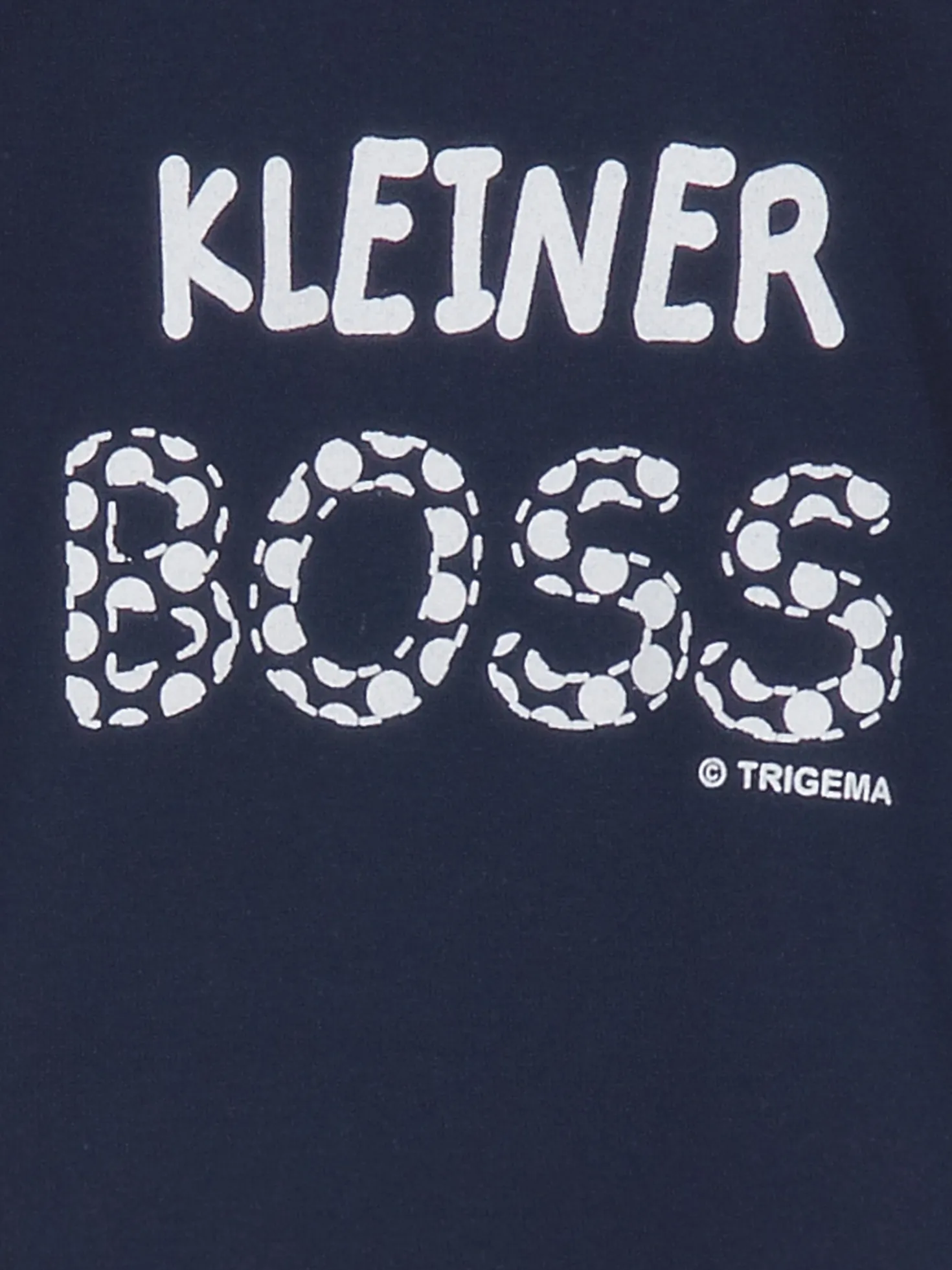 T-Shirt Kleiner Boss Navy