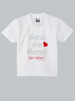T-Shirt Mamas Liebling Weiss