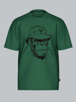 T-Shirt mit Affen-Printmotiv Efeu