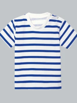 T-Shirt mit Allover-Ringelmuster Royal