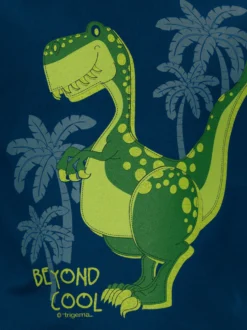 T-Shirt mit coolem Dino-Motiv Night-blue