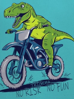 T-Shirt mit Dino Motiv 