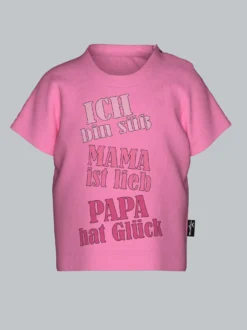 T-Shirt mit frechem Spruch-Print Candy