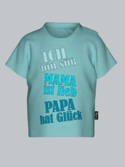T-Shirt mit frechem Spruch-Print Gletscher
