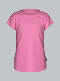 T-Shirt mit glitzerndem Pferde-Printmotiv Candy