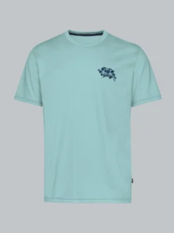 T-Shirt mit großem Backprint Gletscher
