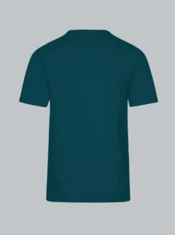 T-Shirt mit Knopfleiste DELUXE Baumwolle Saphir