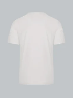 T-Shirt mit Knopfleiste DELUXE Baumwolle Weiss