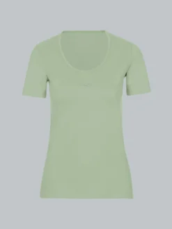 T-Shirt mit Kristallsteinen Green tea