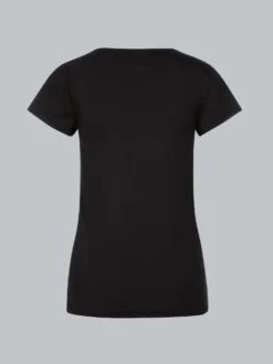 T-Shirt mit kurzen Ärmeln Schwarz