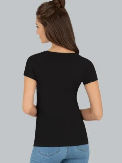 T-Shirt mit kurzen Ärmeln Schwarz