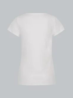 T-Shirt mit kurzen Ärmeln Weiss