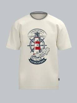 T-Shirt mit Leuchtturm Motiv Natur