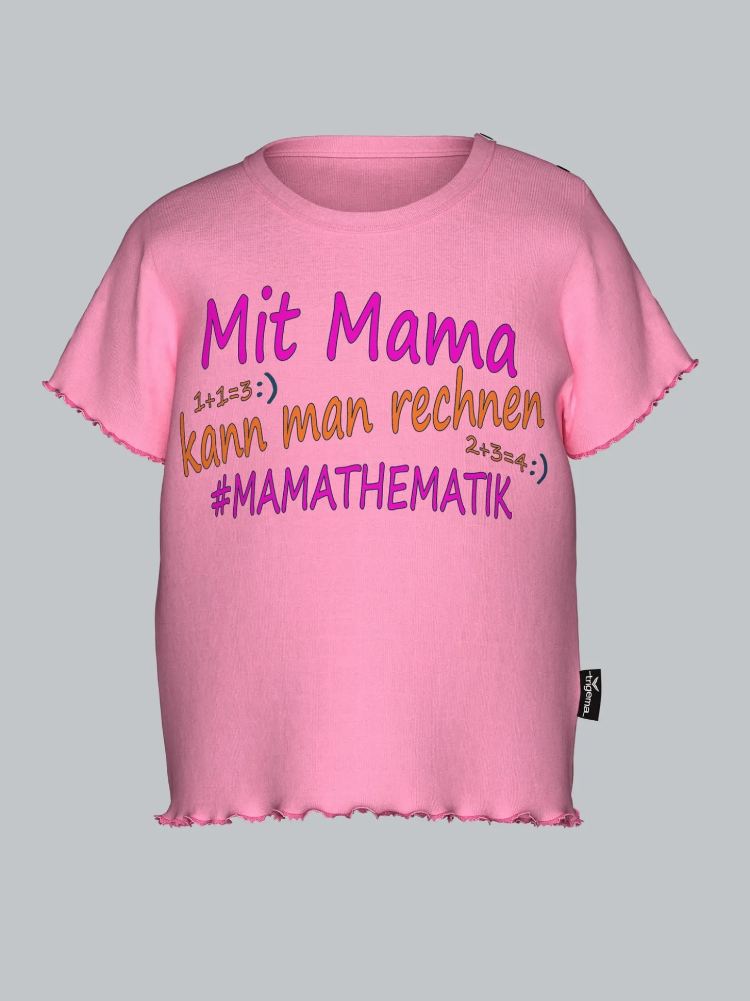 T-Shirt mit lustigem Spruch-Print Candy