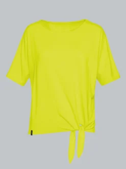 T-Shirt mit modischem Knoten Powergreen