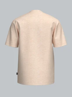 T-Shirt mit Motorrad Print Legendary Sand-melange