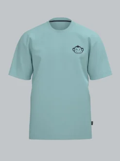T Shirt mit Printmotiv "Äffchen" Gletscher