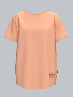T-Shirt mit Printmotiv "Natural Elements" Puder