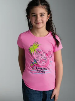 T-Shirt mit Printmotiv "Summer Party" Candy