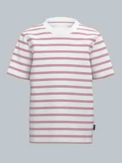 T-Shirt mit "Sail" Ringelmuster Lilie