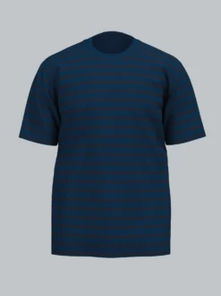 T-Shirt mit "Sail" Ringelmuster Night-blue