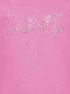 T-Shirt mit süßen Glitzersteinchen Candy