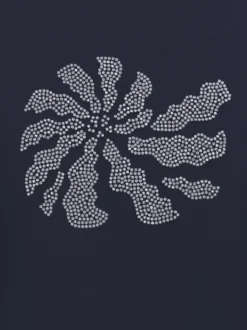 T-Shirt mit Strass Motiv 