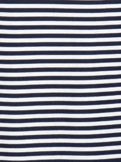 T-Shirt mit Streifenmuster Navy