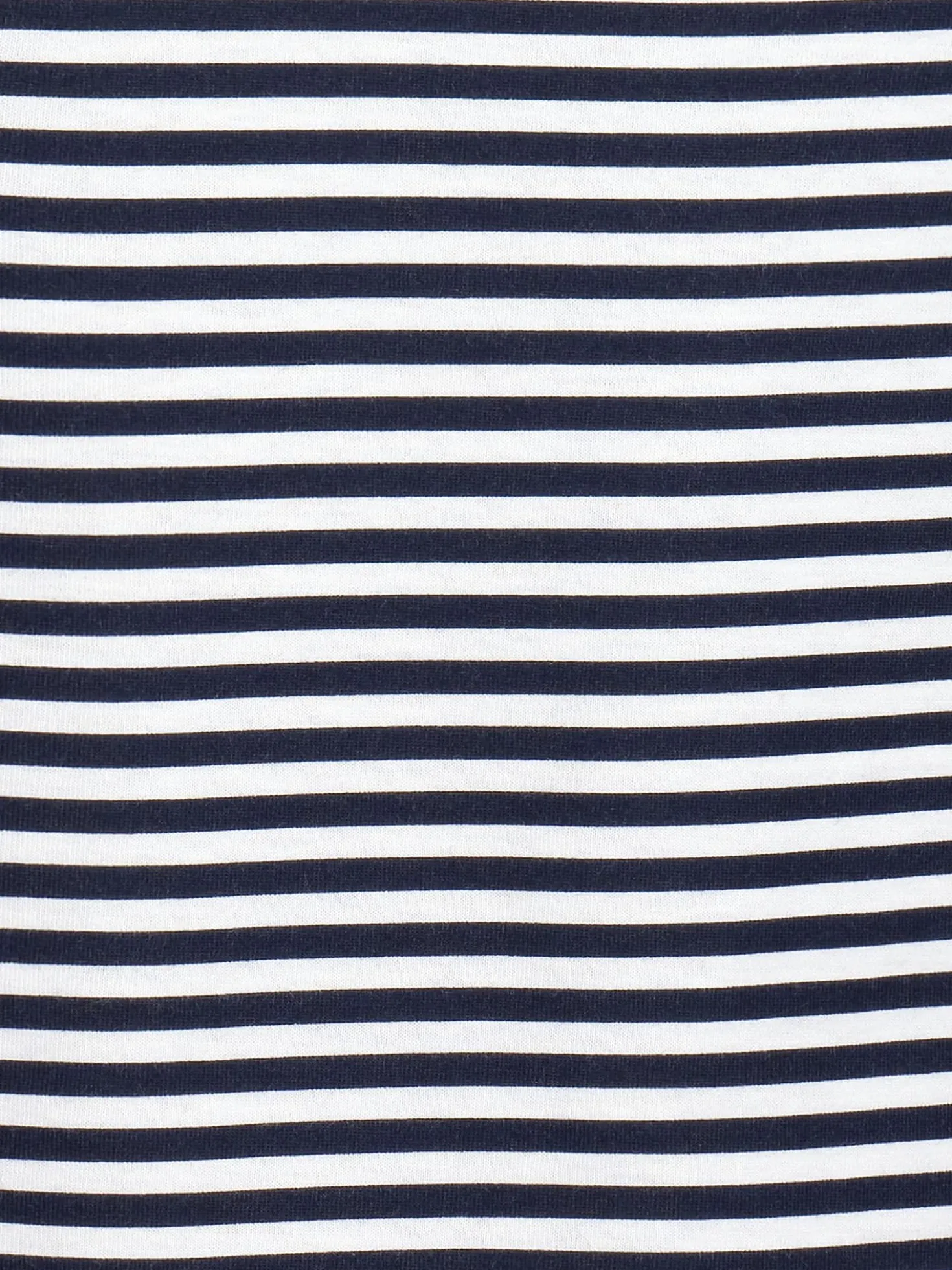 T-Shirt mit Streifenmuster Navy