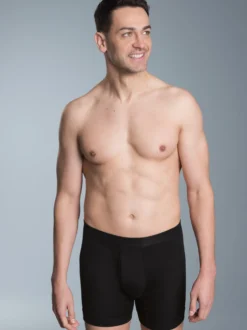 Unterhose Feinripp im Doppelpack Schwarz