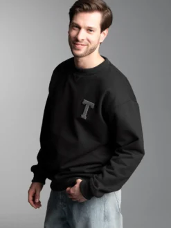 Vintage Sweatshirt Schwarz
