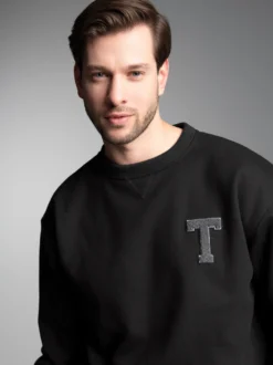 Vintage Sweatshirt Schwarz