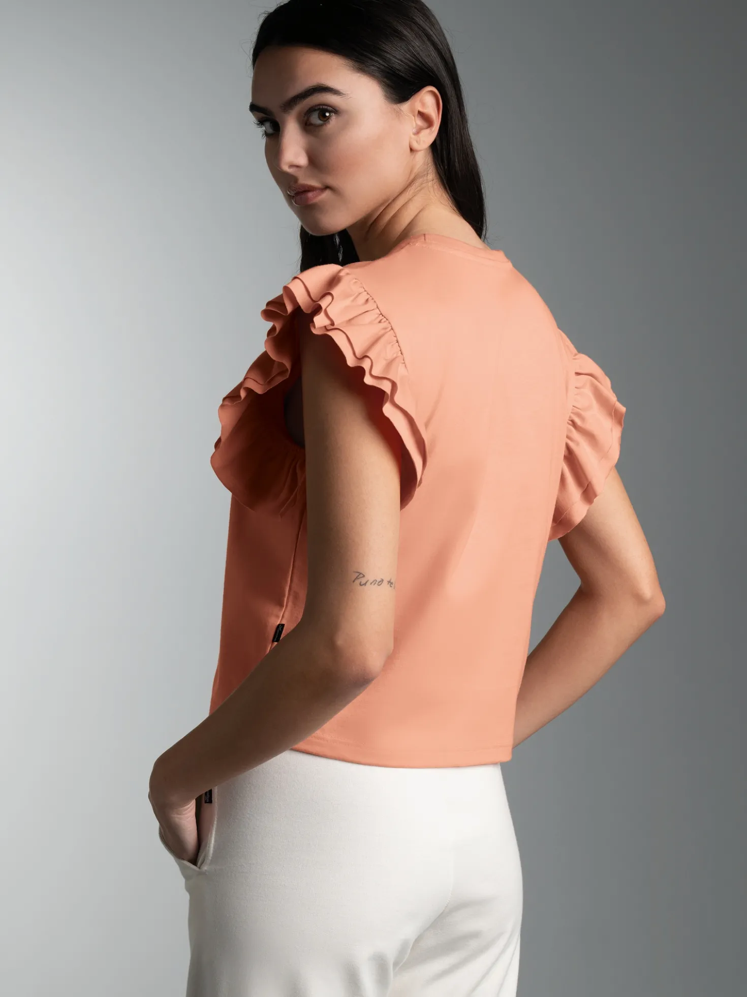 Volant Shirt Puder