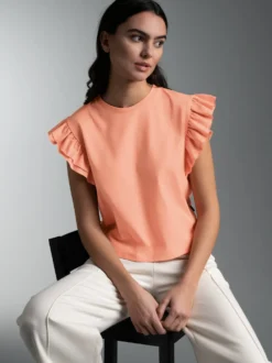 Volant Shirt Puder