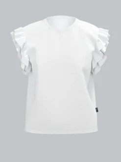 Volant Shirt Weiss