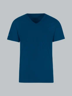 V-Shirt aus 100% Biobaumwolle Saphir-C2C