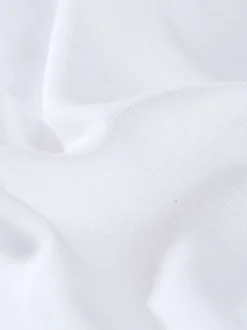 V-Shirt aus 100% Lyocell Weiss