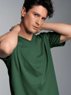 V-Shirt DELUXE Baumwolle Efeu