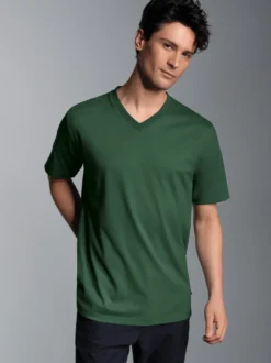 V-Shirt DELUXE Baumwolle Efeu