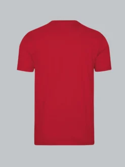 V-Shirt DELUXE Baumwolle Kirsch