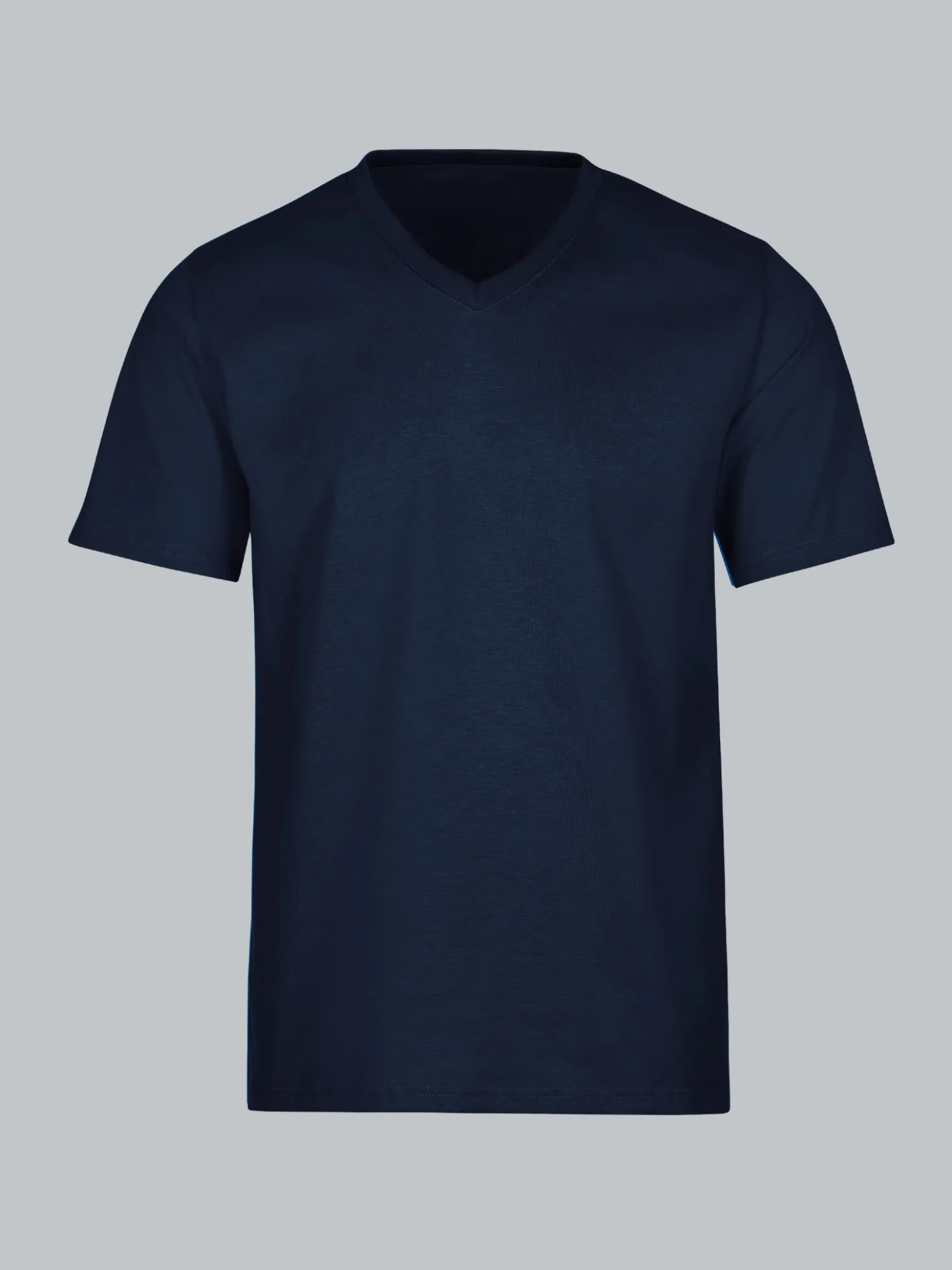 V-Shirt DELUXE Baumwolle Navy