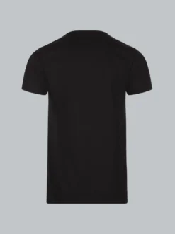 V-Shirt Slim Fit Schwarz