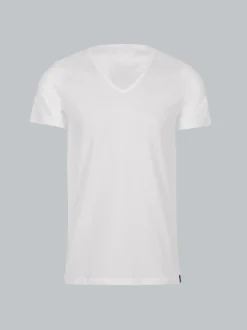 V-Shirt Slim Fit Weiss