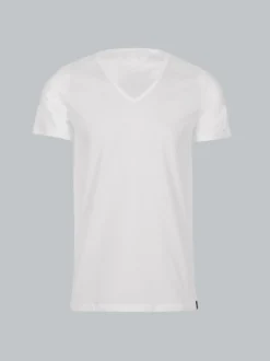 V-Shirt Slim Fit Weiss