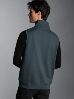 Weste aus bequemem Sweat-Material Anthrazit