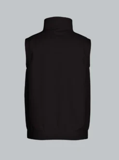 Weste aus bequemem Sweat-Material Schwarz
