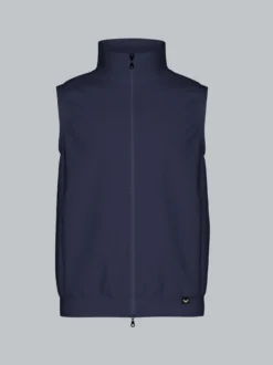 Weste aus bequemem Sweat-Material Navy