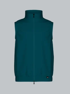 Weste aus bequemem Sweat-Material Saphir