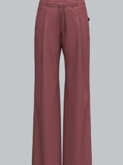 Wide Leg Hose Mahagoni
