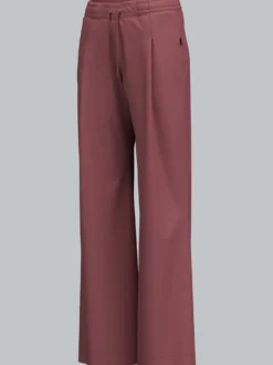 Wide Leg Hose Mahagoni